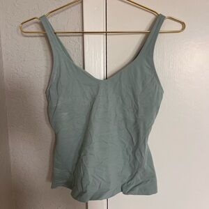Lululemon align tank, full length, size 6 in light teal